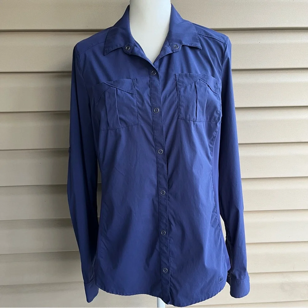 •REI• Ladies Lightweight Camping/Hiking/Fishing Shirt - Size Large - Picture 1 of 11